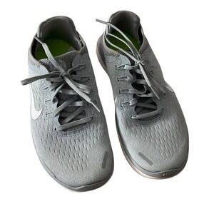 Nike Free Shoes Mens Size 7.5 Gray White Lightweight Running